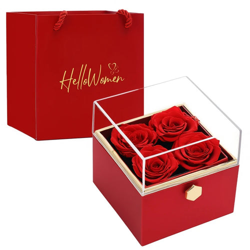 Rotating Eternal Rose Gift  Box
