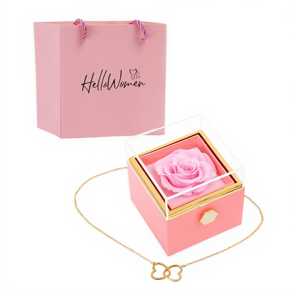 Rotating Eternal Rose Gift  Box