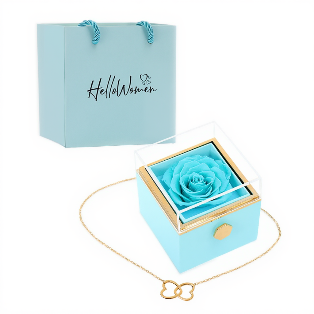 Rotating Eternal Rose Gift  Box