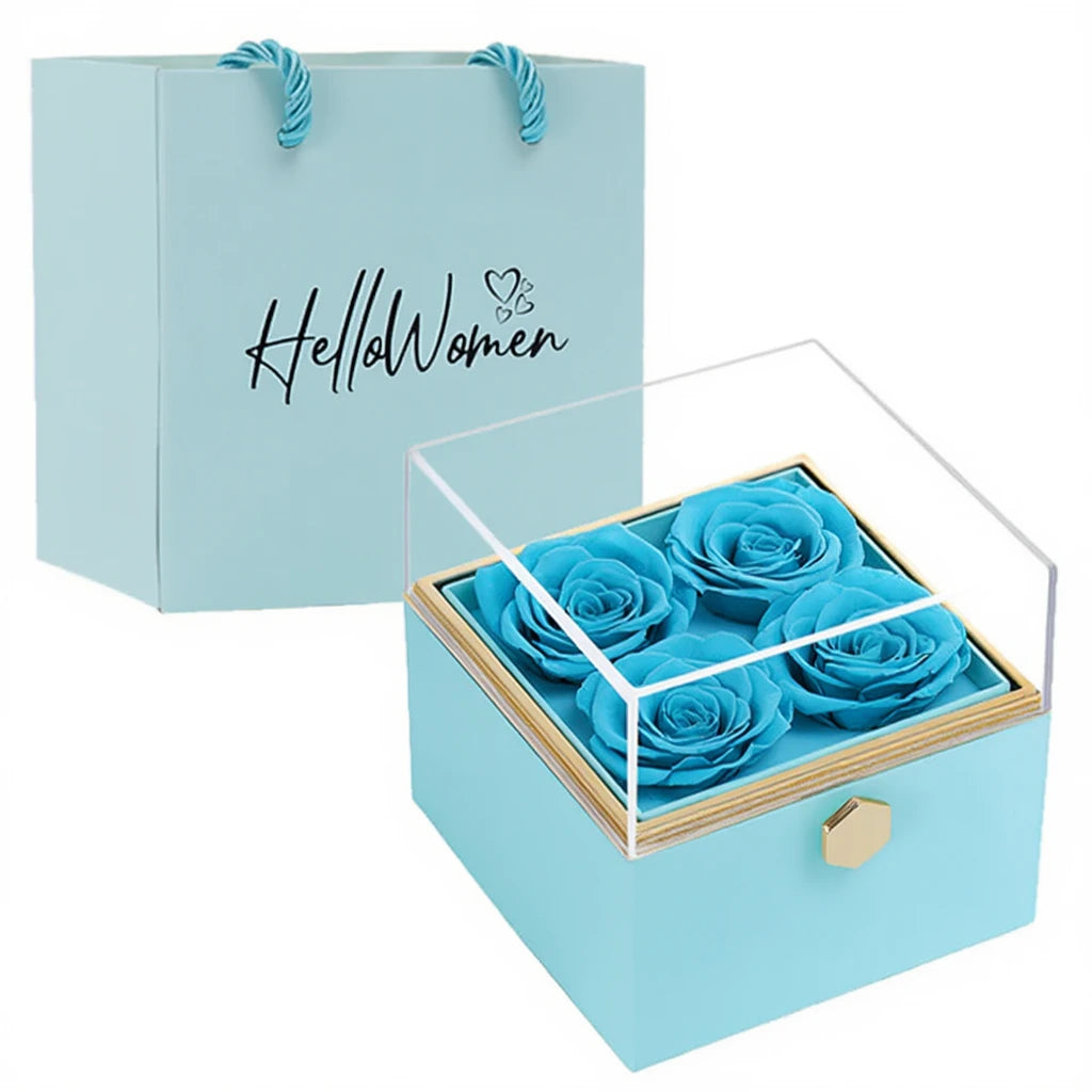 Rotating Eternal Rose Gift  Box