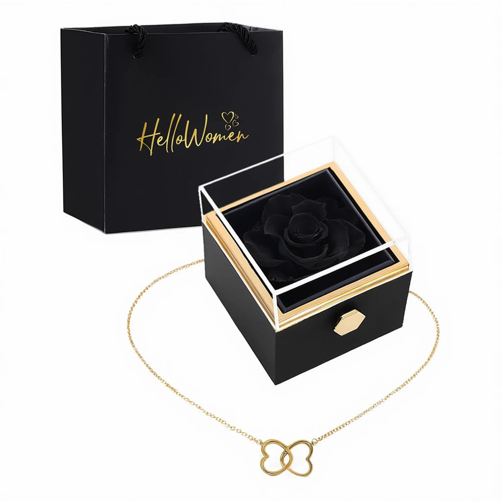 Rotating Eternal Rose Gift  Box